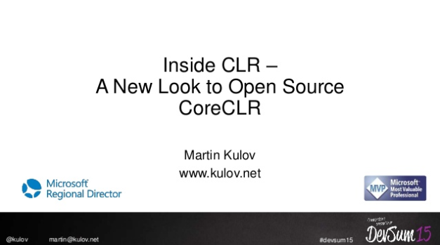 kulov's tweet photo. Get CLR Logging with CoreCLR debug build. Garbage Collector can be debugged also. #devsum15 http://t.co/HoSbzUixe5 http://t.co/oh2mQ8LGlX