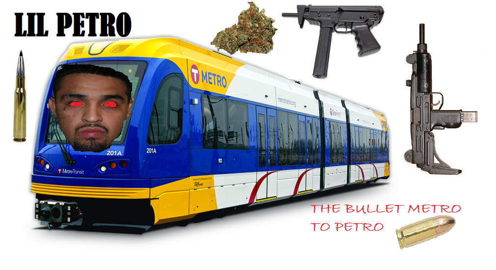 LILPETR0's tweet photo. SUP MOTHA FUCKAS. IM ON A TRAIN RECORDING MY NEW SINGLE "THE BULLET METRO TO PETRO" YAL! GONNA BE HOT! #LILPETRO http://t.co/6FCCD6GR4J