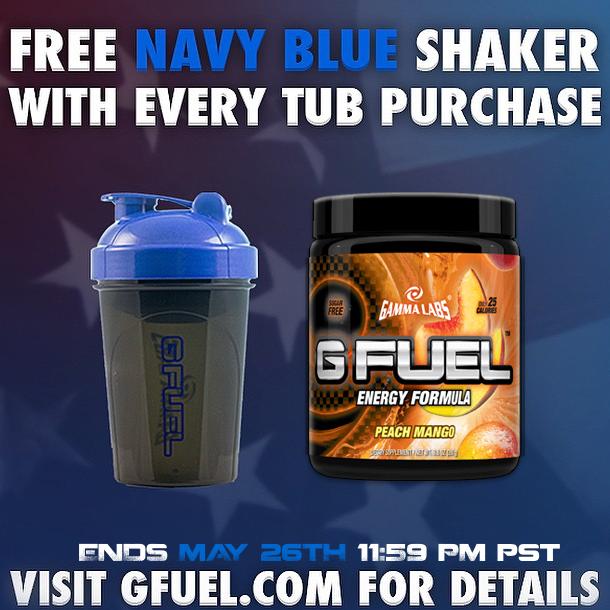 G FUEL® on X: Get the NEW Night Blue Shaker Cup FREE with every tub! »    / X