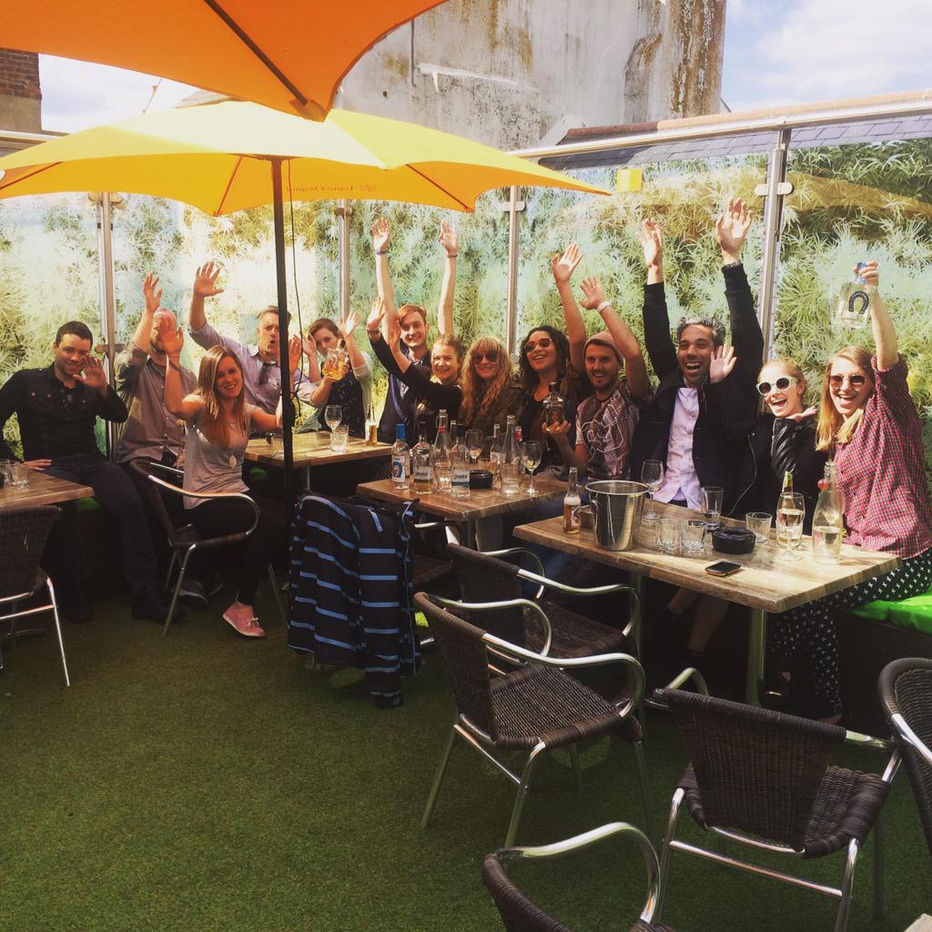 Great rooftop masterclass <a href="/BohemiaBrighton/">Bohemia Brighton</a> today! #distilledsunshine #thehorseshoe