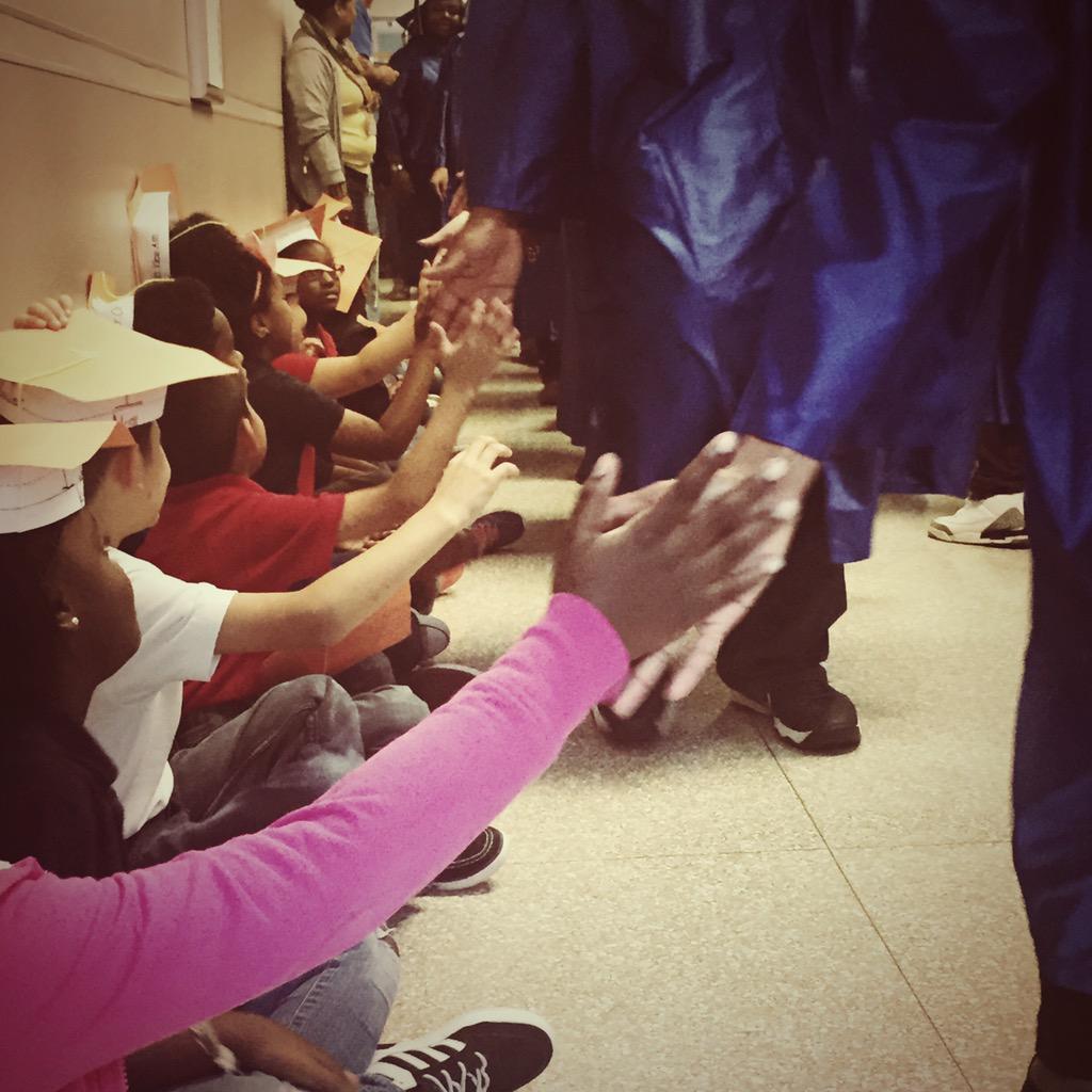 Seniors walking the halls of Monahan!  <a href="/MonahanBobcats/">Monahan Elementary</a>