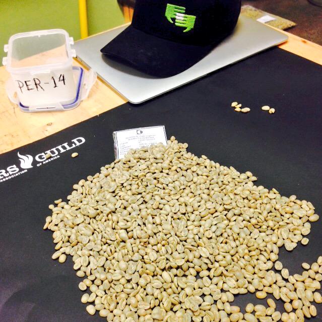 joshdelsol's tweet photo. ... and Peru sample arrives! New CAC Pangoa coffee. Love it @LGTrading http://t.co/JrflgDrwFV