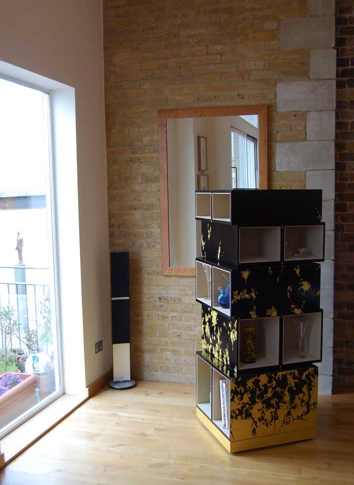 mockbeeandco1's tweet photo. The Cubrick Cabinet is now available in a stunning gold leaf - watch it dance here: http://t.co/ruOfWWBXMD #cubrick http://t.co/R5fCjHTu3J