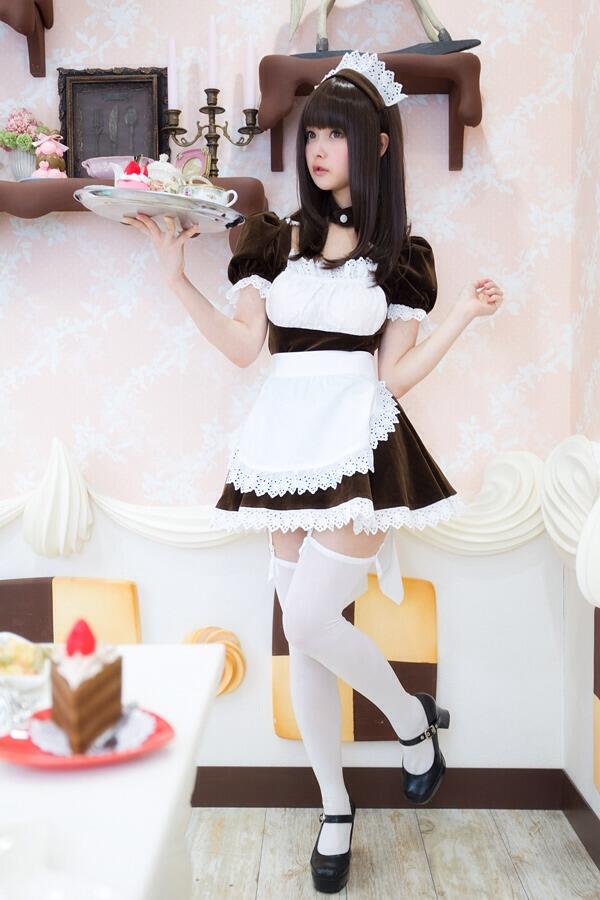 Asian cute shared maid