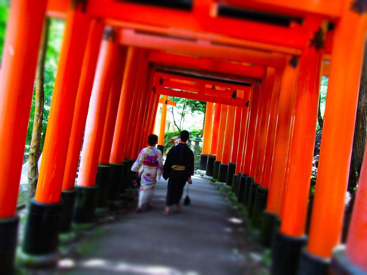 Fushimi narita pictures,  It is famous for its thousands of vermilion torii gates,
#japan #travel #kyoto