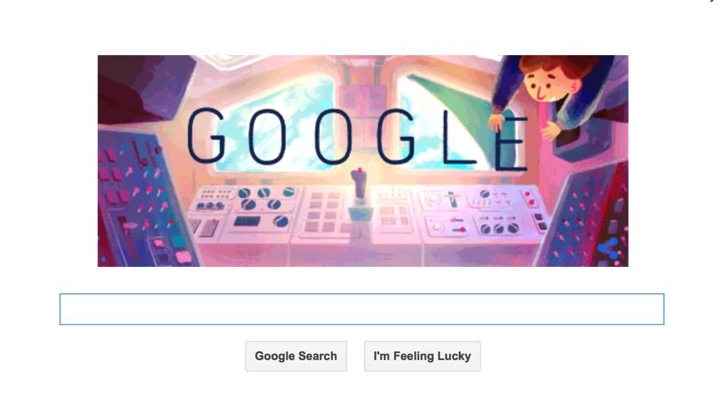 Happy Birthday, Sally Ride! is killing it with their doodle today. 