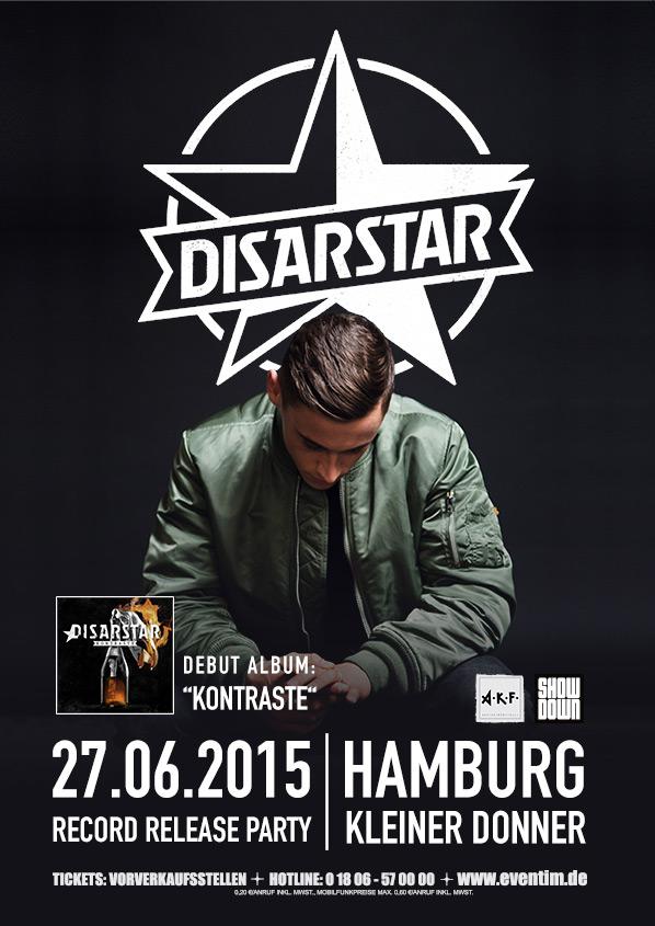 #Kontraste Release-Party von <a href="/DisarstarHH/">Disarstar</a> am 27.06. im @KleinerDonner73
Tickets gibt es bei Eventim!  
#Disarstar