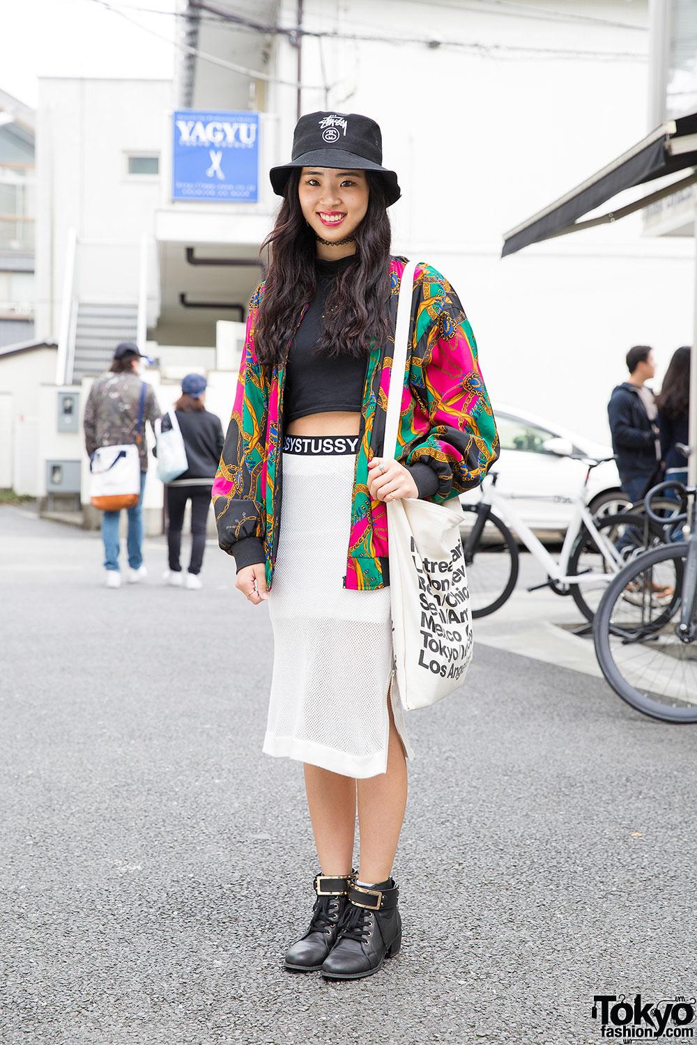 Uzivatel Tokyo Fashion Na Twitteru Harajuku Girl In Bucket Hat Resale Jacket Fig Amp Viper Crop Top Stussy Skirt Amp Ankle Boots 原宿 Http T Co 3qd9xyfk2x Http T Co Xeses9slys Twitter