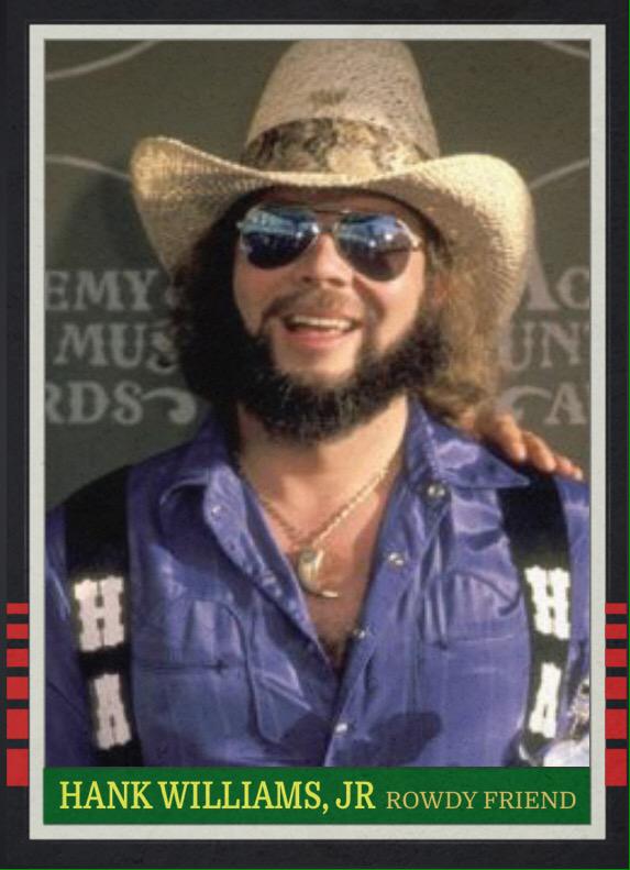 Happy 66th birthday to Hank Williams, Jr. (Younger than Stevie Nicks?!?) 