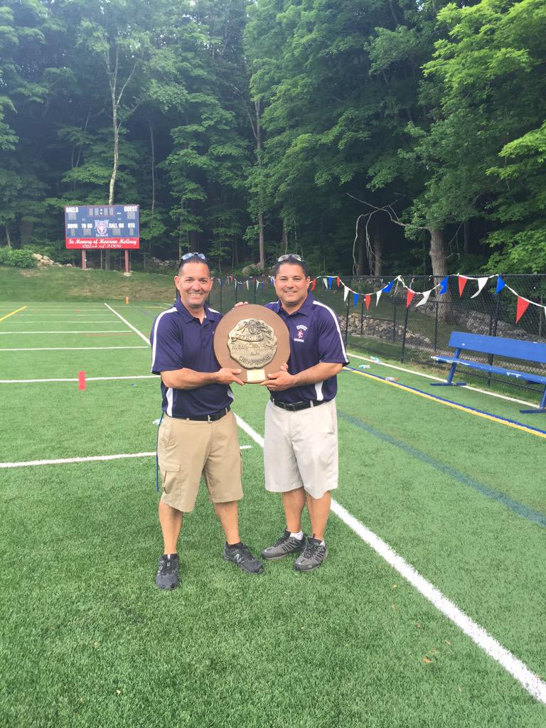 kennedylacrosse's tweet photo. Coach Vin and Nick Savastano with the plack!! http://t.co/NF8LiPlh4c