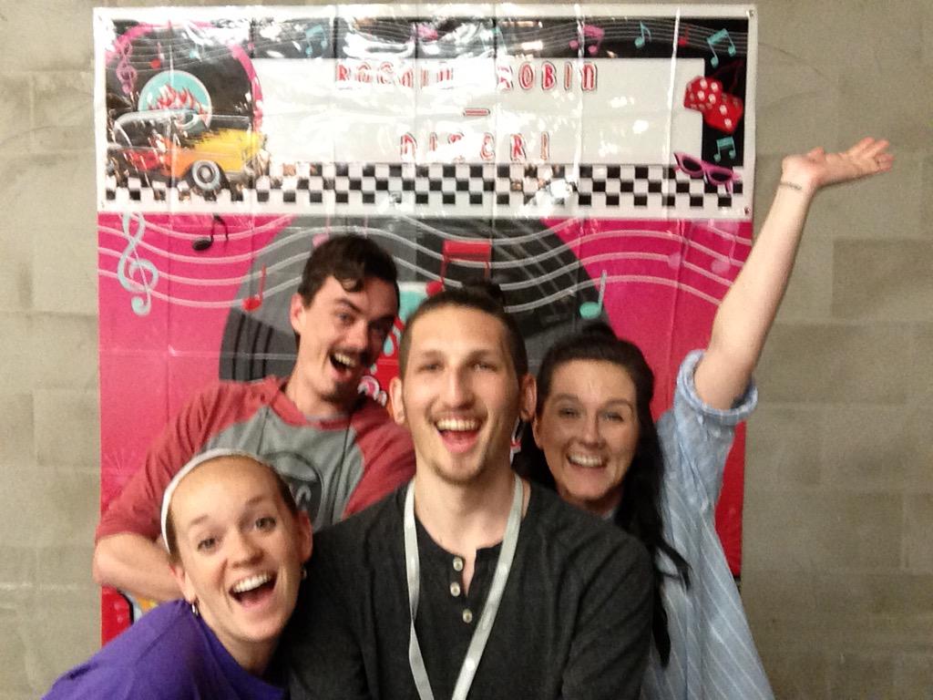 XMCMasters's tweet photo. Selfie booth up and running! #ExperienceXMC #thisbear #XMCdiner http://t.co/XwNzEVz0IV