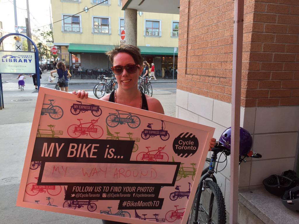 Make your way to College/Shaw for our commuter station powered by <a href="/mcleishorlando/">McLeish Orlando</a>! #BikeMonthTO