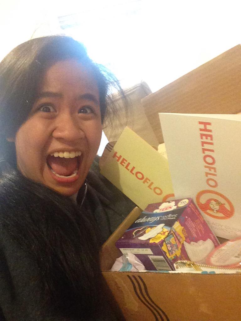 The @helloflo period starter kit is the power up to help conquer our monthly bff. #invincible