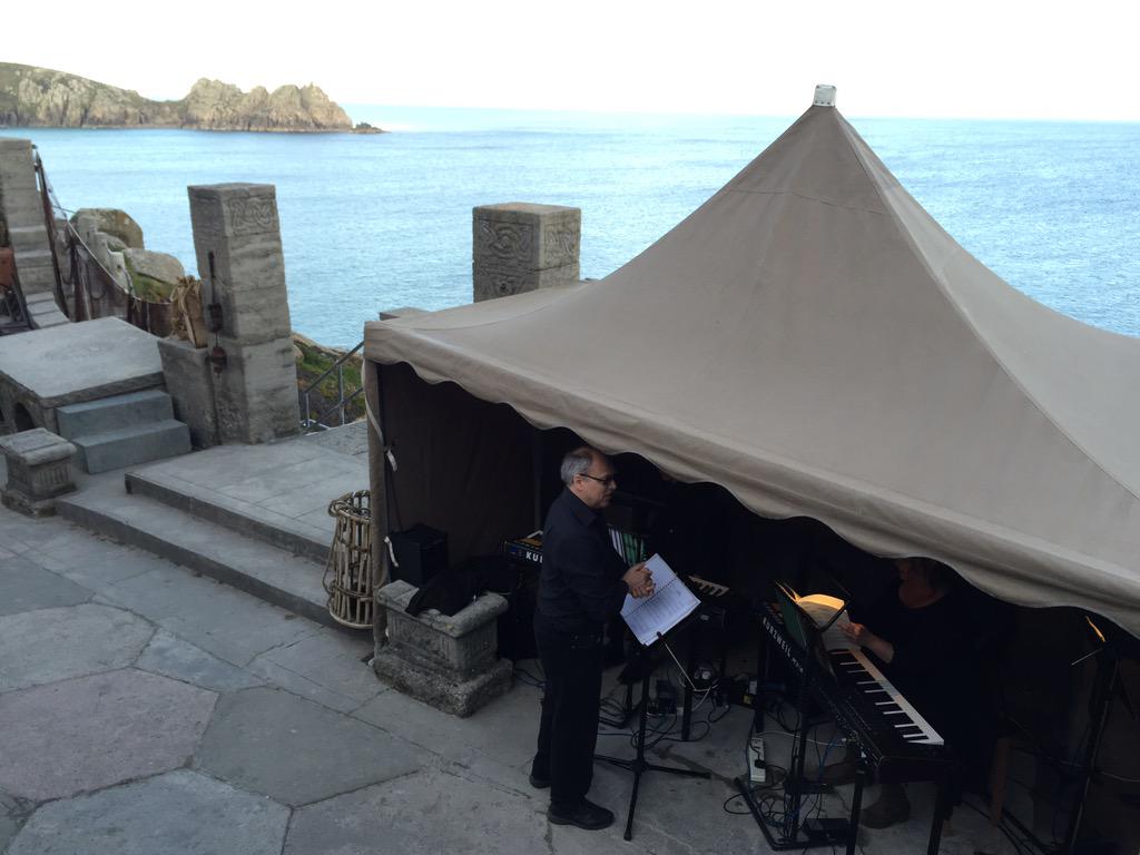 What a great location for an orchestra pit. Getting ready to catch <a href="/brostc/">BROS Theatre Company</a> do their thing with Carousel