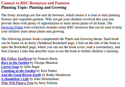 May collection of resources on #earlyed planting and growing. Projects, picture books, more ohiorc.org/r/plantgrow