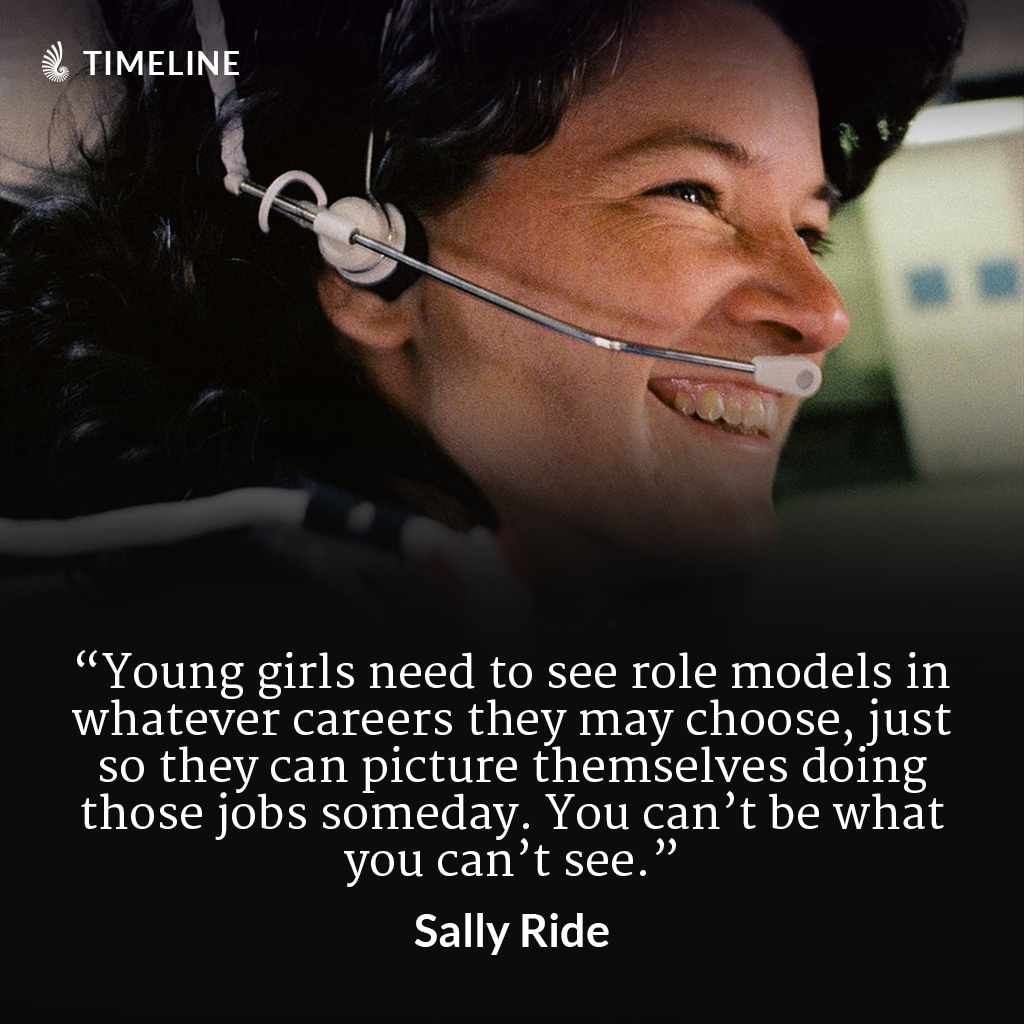 Happy Birthday, Sally Ride. Thank you for making the stars seem reachable for all of us.  