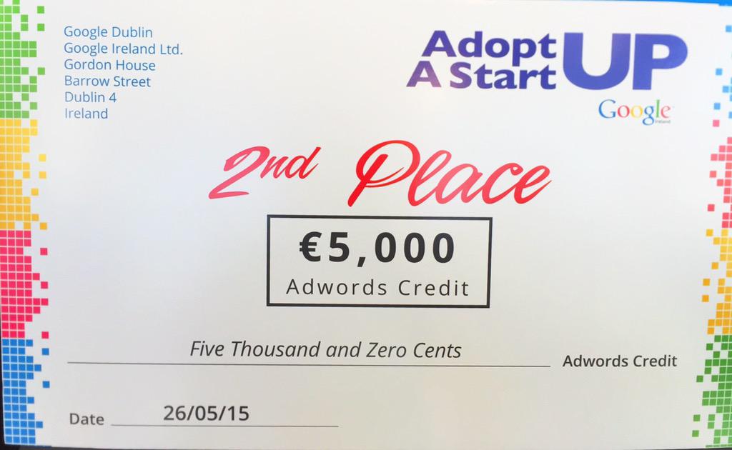 rhonatogher's tweet photo. Thanks for the novelty cheque @google Adopt a Start Up success thanks to our wonderful Google team and the RH ladies http://t.co/OTr62S2VRZ