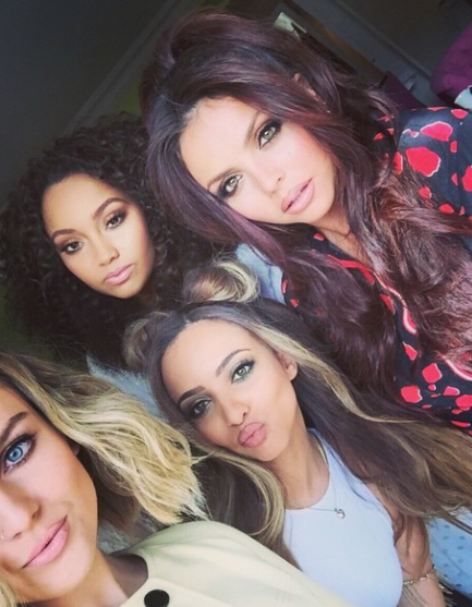 HitsSYorksNews's tweet photo. The @LittleMix girls are on next! We're speaking to them one by one on the phone next! #MixersInDemand http://t.co/o351MdBoW2