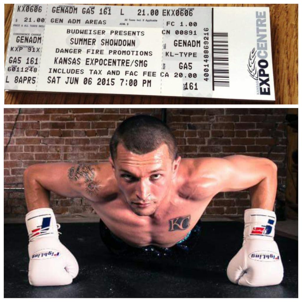 FidelBoxeo's tweet photo. Anyone in Topeka looking for a good fight, call up my boy @SenorRollando for tickets to his show June 6th http://t.co/qclPoWT9eS