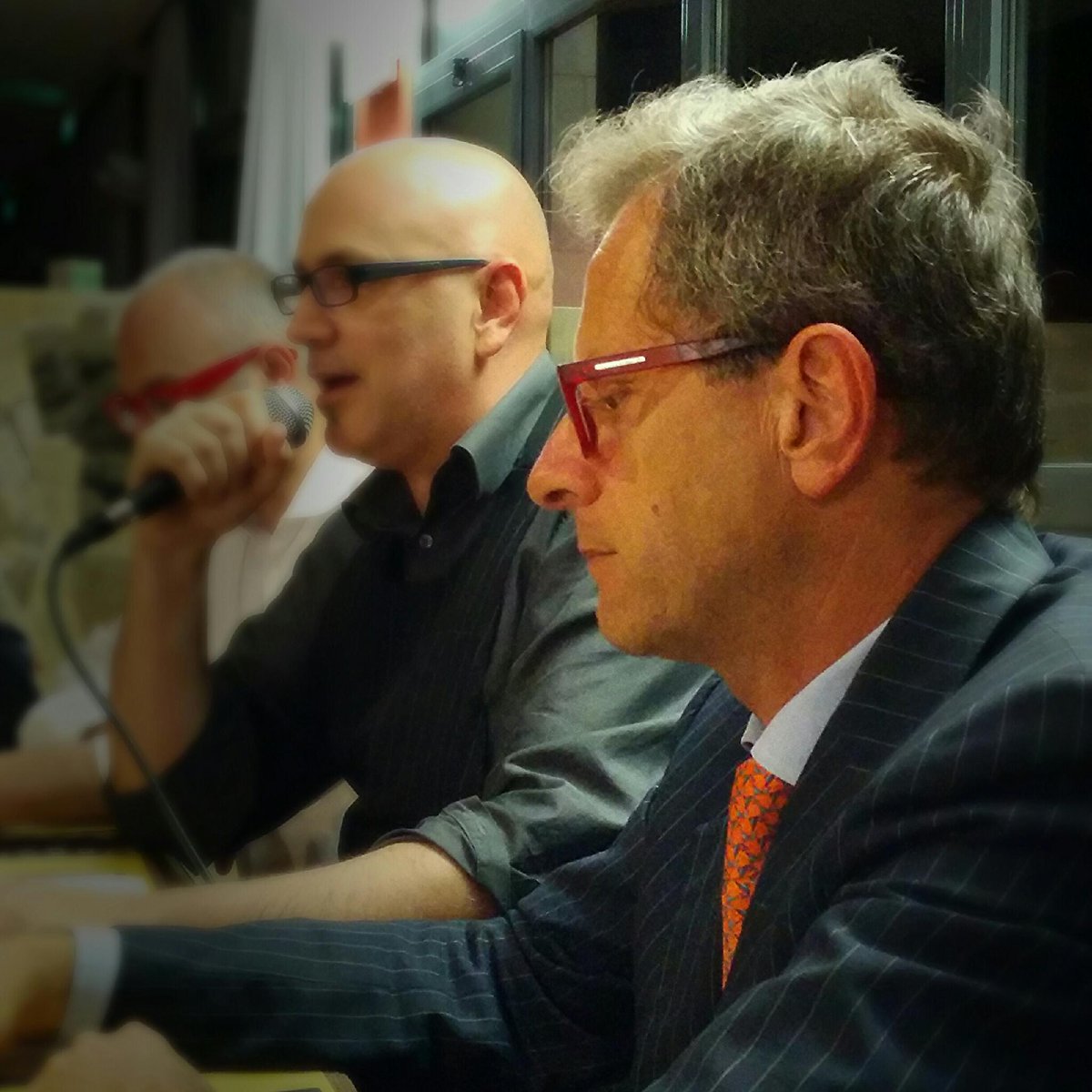 RESETVenezia's tweet photo. Serio, pacato, esaustivo #BELLATI non si sottrae a nessuna domanda http://t.co/gitbky0uqL