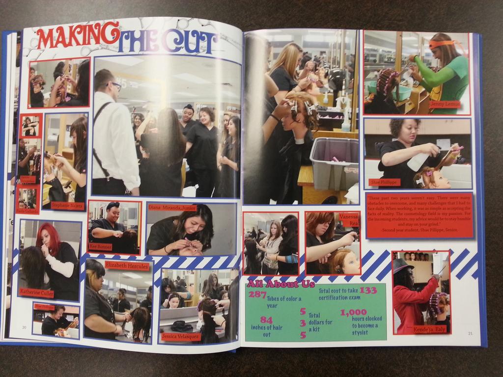 RLTCosmo's tweet image. Making The Cut. Cosmo makes the yearbook more awesomer! #yearbookproblems