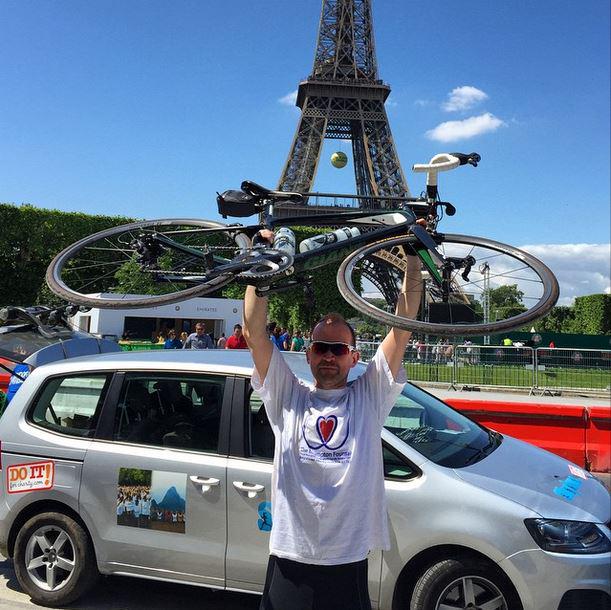 BromptonSupport's tweet photo. Congratulations to @FotoTwerp for completing the #London2Paris bike ride and raising over £3000 for our #charity RT http://t.co/NpMxG8dwTb