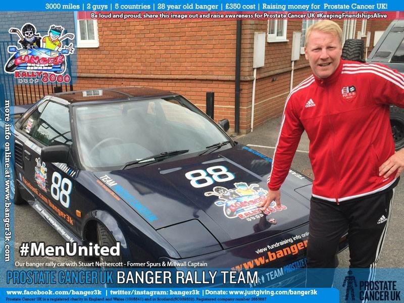 Banger3k's tweet photo. Great 2see ex @MillwallFC captain #stuartnethercott support our banger rally raising money 4 @ProstateUK #millwallfc http://t.co/rWdy9cLtXo