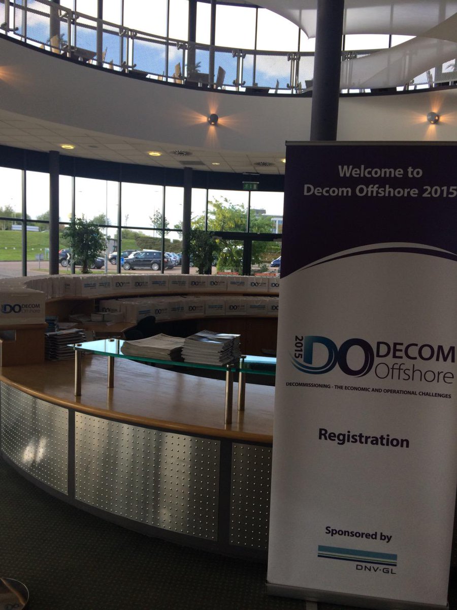 DecomNorthSea's tweet photo. Decom Offshore Delegates we are ready for you. See you tomorrow morning! #DO2015 http://t.co/EAX2n0vDkQ