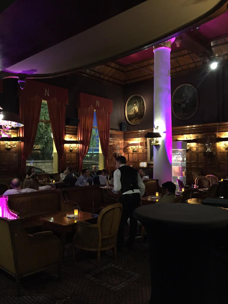 HANSnCompany's tweet photo. Bar @ Le Negresco Hotel, NICE, France. Such a nice place. With Lagavulin. http://t.co/DywWMyGSKu