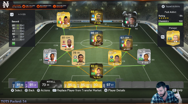 Nick28T's tweet image. I think this pack pulled team is dope. Let's see if it plays as good as it looks:

twitch.tv/nick_28t