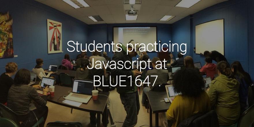 BlueStudios_io's tweet photo. Tonight we begin Week 4 of @DePaulU @profpjm @dpusocent @codechicago #CivicCode class with hands-on training. #tech http://t.co/RBLZhvcOES