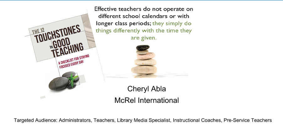 Join Cheryl Abla, McREL International as Keynote Speaker
for KYASCD Summer Symposium 
tinyurl.com/pamr9q7