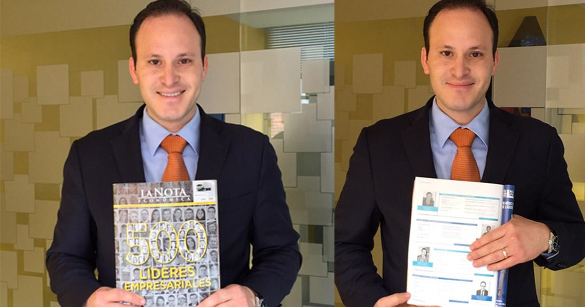 NaveganteFP's tweet photo. Orgulloso y feliz de haber sido nombrado como uno de los 500 líderes empresariales en Colombia por @LaNotaEconomic http://t.co/1NmiwtpUpR