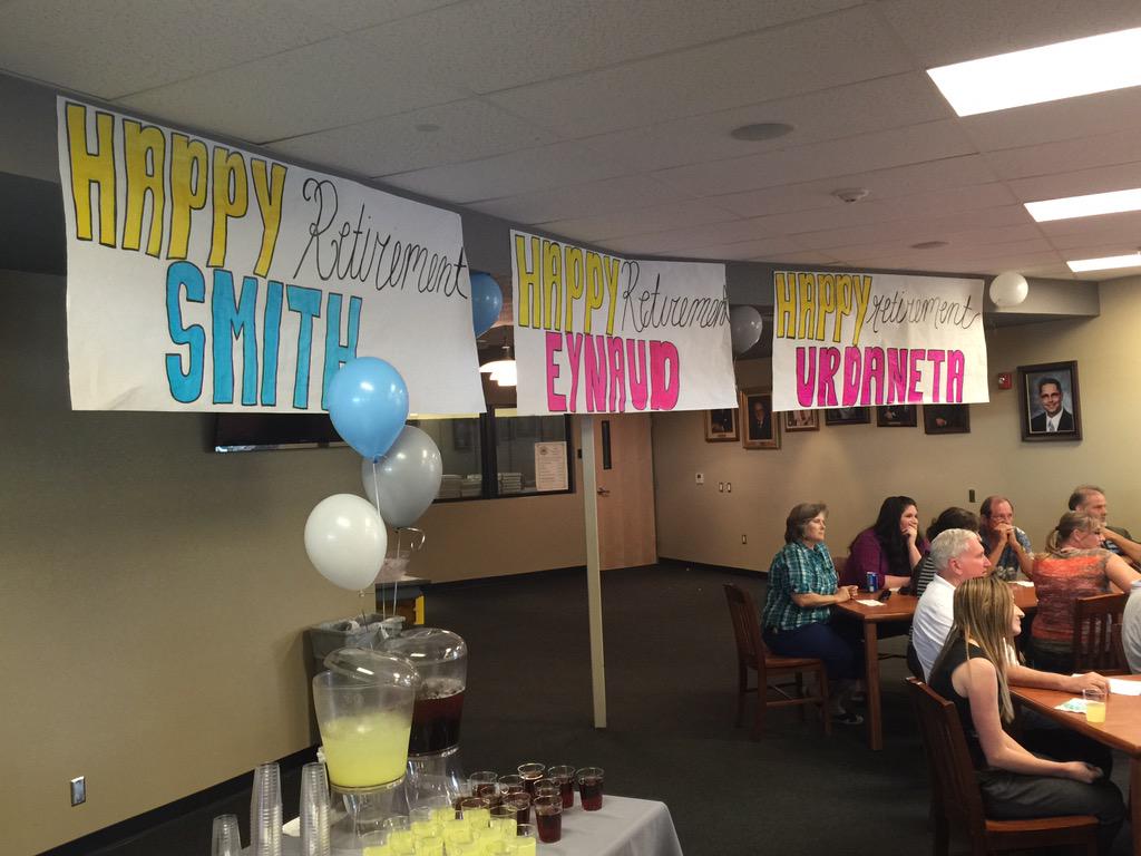 Happy Retirement to 3 of our Rebel Staff!!! Mrs Smith, Ms Eynaud, and Mrs Urdaneta!!!