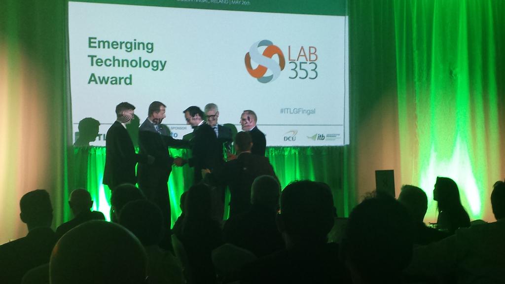 eirBusiness's tweet image. The award for Emerging Technology goes to @legalshine Congrats #lab353 #ITLGFingal
