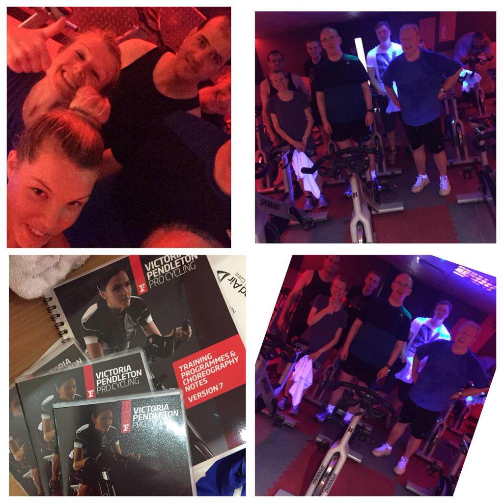 FFTowerhill's tweet photo. Lots of great energy, smiles and hard work in the #VP #ProCycling version 7 launch this evening at @FitnessFirstUK http://t.co/hhLYAkCv4M