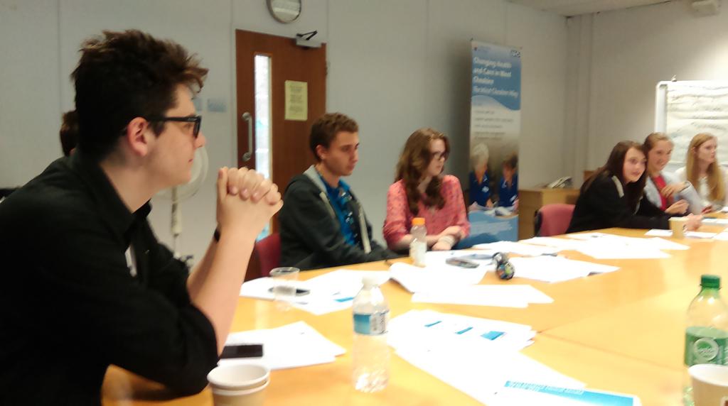 CWYouthSenate's tweet photo. This is us today at @WestCheshireCCG http://t.co/x0V87keZ0c