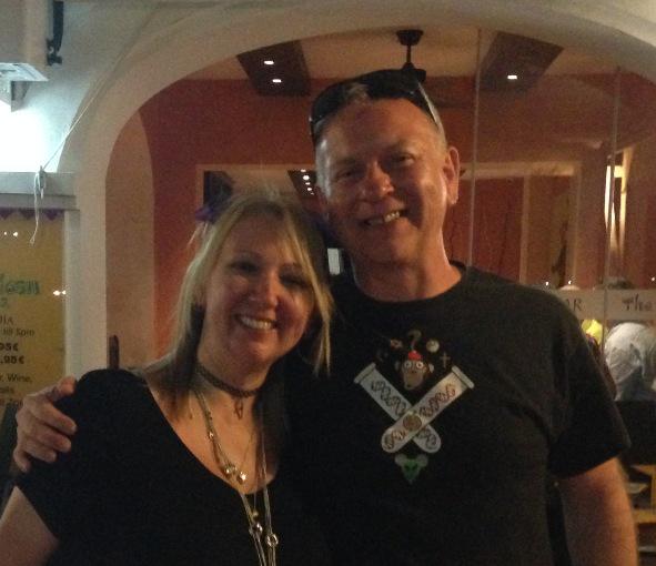 Suzz2's tweet image. 16+ months later &amp;amp; my boyfriend Darren and I are closer than ever.Pic of us in Spain last month.Can't believe my luck