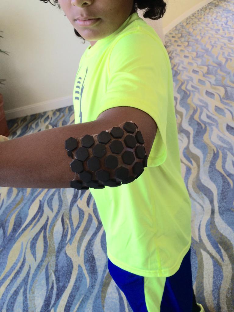 steveclarkson's tweet photo. Glad I have another way to protect my boy when he plays. @DefenderSkin Thanks for hookin my guys up! #defenderskin http://t.co/r04nk5ELZf