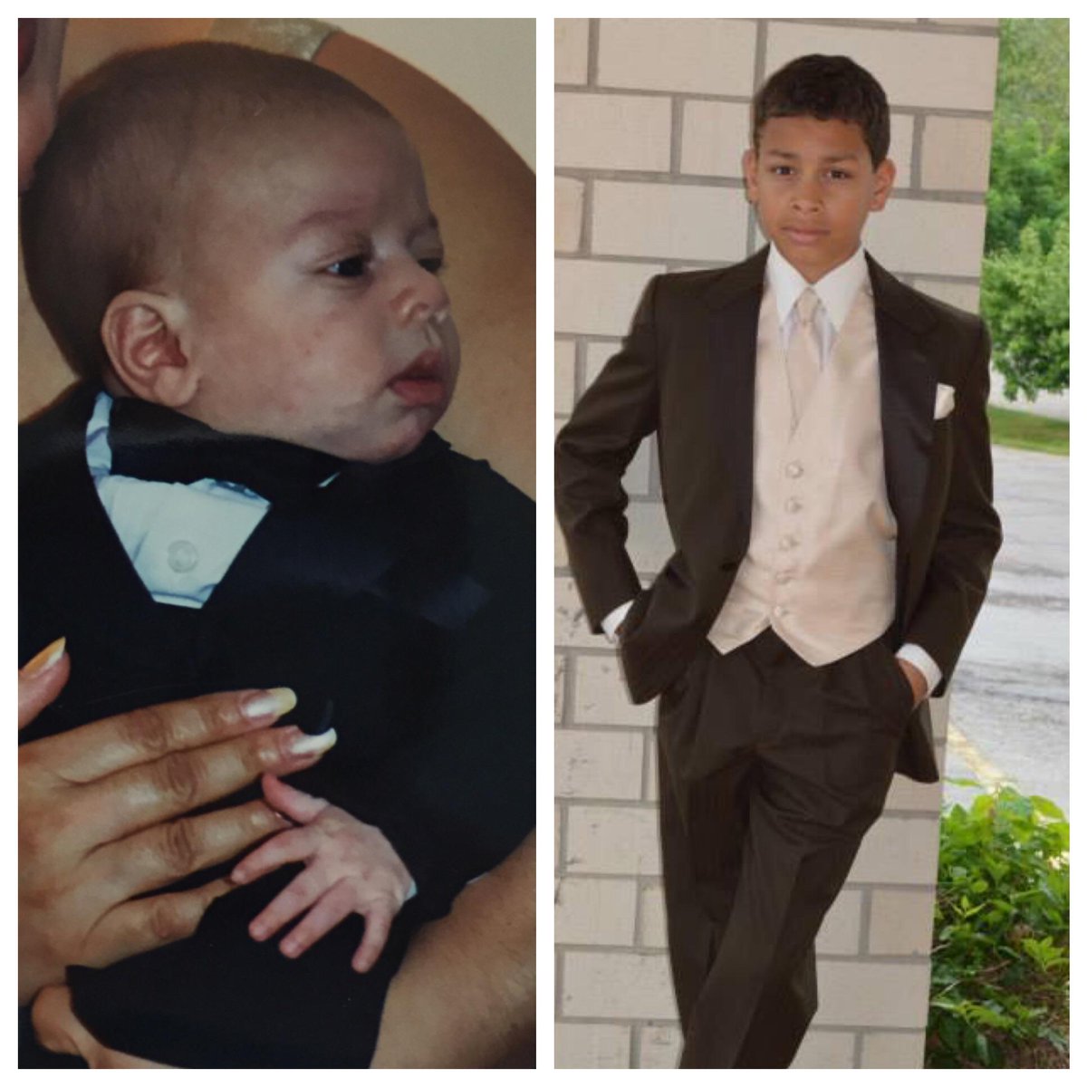 HelloMsFranklin's tweet photo. For the record, my son has always been pretty fly. #handsome #GQBaby #GQPreteen #stillmybaby #transformationTuesday http://t.co/mMzmFN75Lm