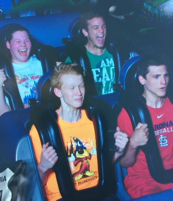 The Aerosmith ride at Hollywood Studios was a little terrifying!