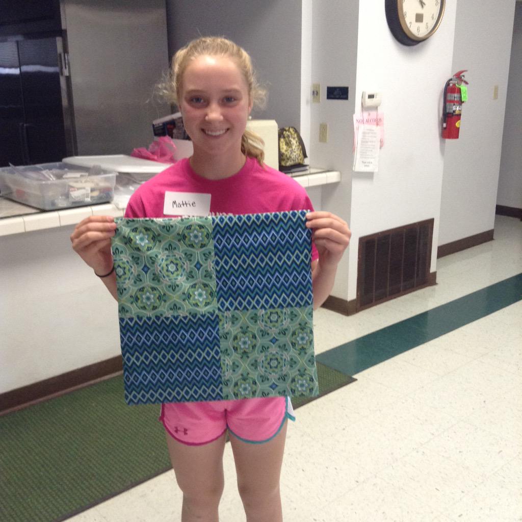 YorkCountyNE_4H's tweet photo. We had a great day at our first workshop of the summer! What awesome pillows these 4-Hers made! #PatchworkPillow #4H http://t.co/STdCLcPYuu