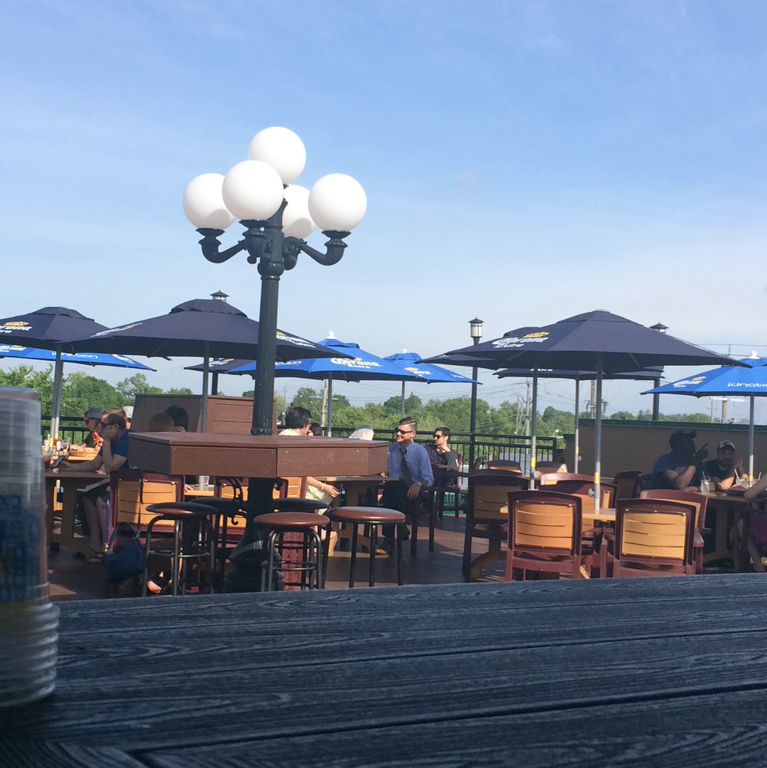 Dustin_Mayhew's tweet photo. Start #budlightliving on the #rooftop #patio @rileyspeterborough cause it's #officially #open http://t.co/ieKQwGYfGh