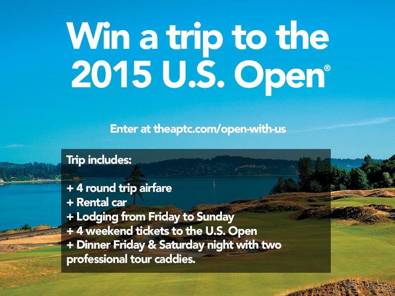 spencercaddy17's tweet photo. Win a trip for you and 3 buddies to the #USOpen - air/hotel/car/tickets. Go to @TheAPTC to enter.  #OpenWithUs http://t.co/BB9dYiKu9U