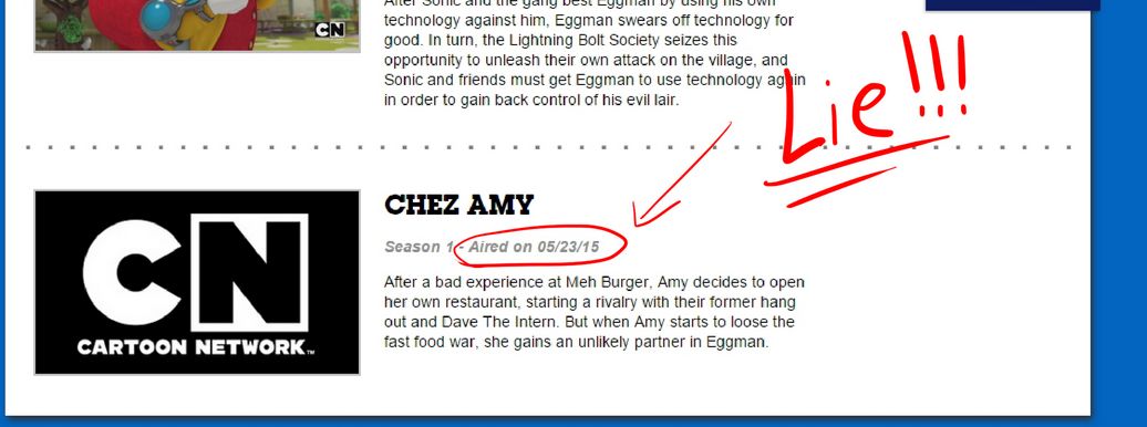 MattMannheimer's tweet photo. Cool, @cartoonnetwork. (Credit to @graystripe2000) #SonicBoom http://t.co/oqlgMOjH2l