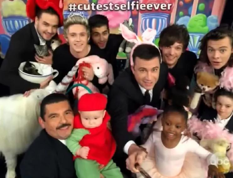 Taylor153swift's tweet photo. this was all hilarious @onedirection #cutestselfieever and adorable.💕 http://t.co/uGKnsvtoCI