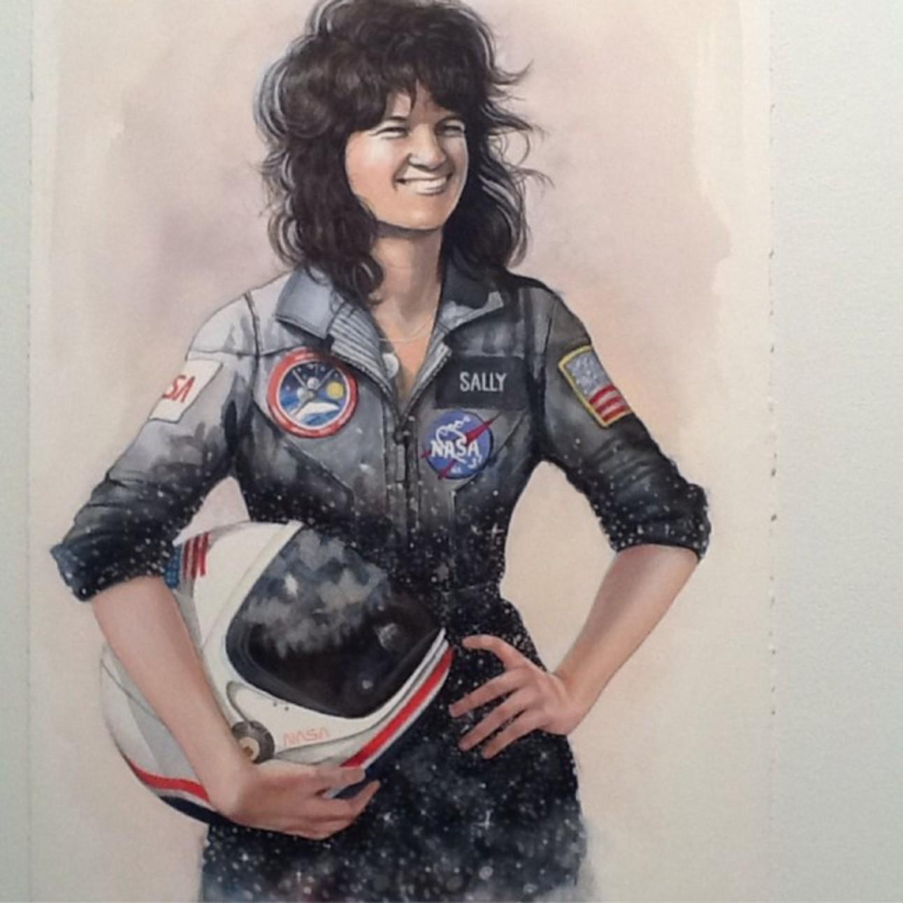 Happy Birthday, Sally Ride! (Check out this beautiful print at  