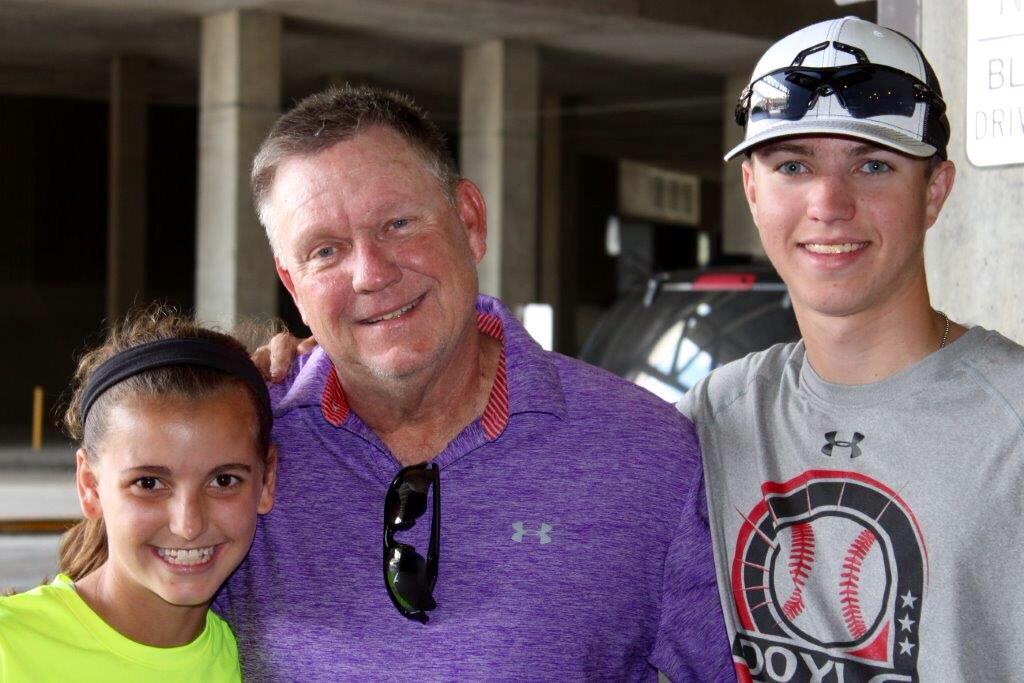 JohnPaulBlair's tweet photo. Great day for two Doyle students watching @DoyleBsbllBlake in action! @Rockies @DoyleBaseball http://t.co/KaoBal1Uvd