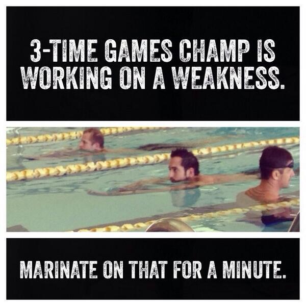 Work on your weakness.