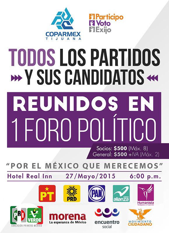 CEJTijuana's tweet photo. Foro político #PorElMexicoQueMerecemos http://t.co/F6K7n3K7DY